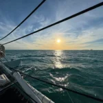 Catamaran Echo Sailing