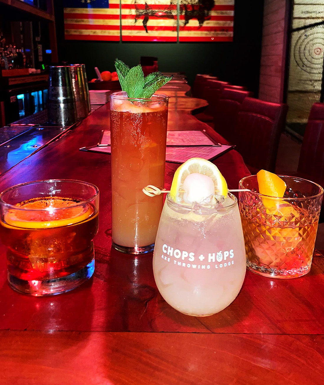 Chops+Hops Bar Drinks