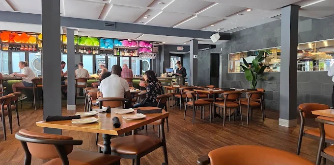 ethos Greek Bistro Wilton Manors Interior Seating