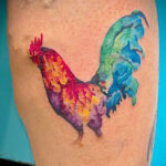 Southernmost Tattoo WatercolorRooster