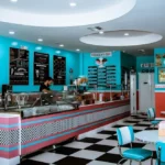 Lily's Hamdmade Ice Cream Interior