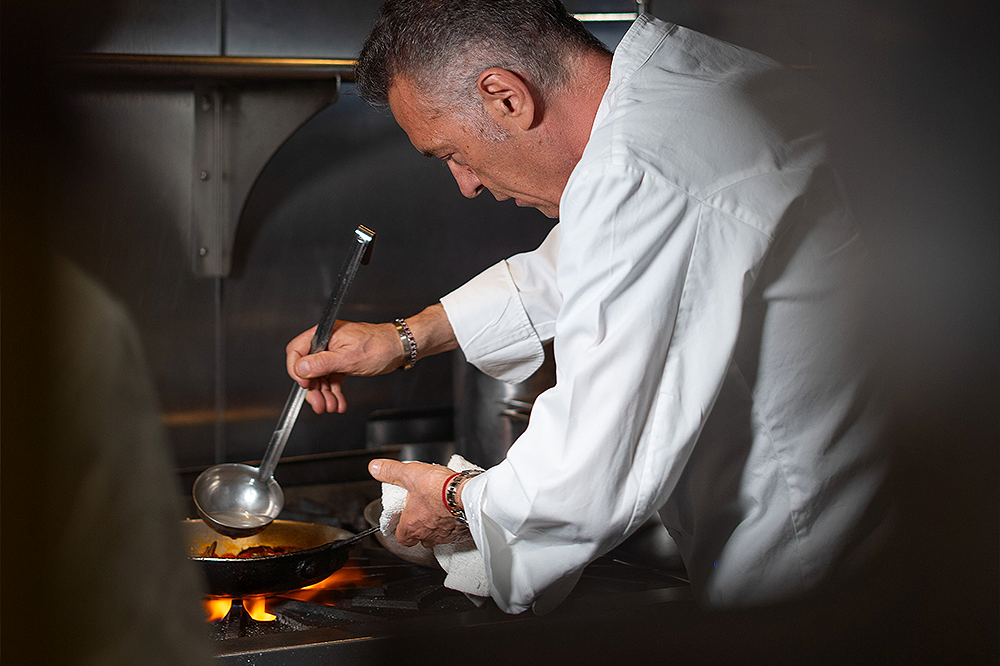 Chef Angelo Elia's fine touch