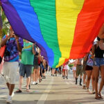 Wilton Manors Rainbow Banner