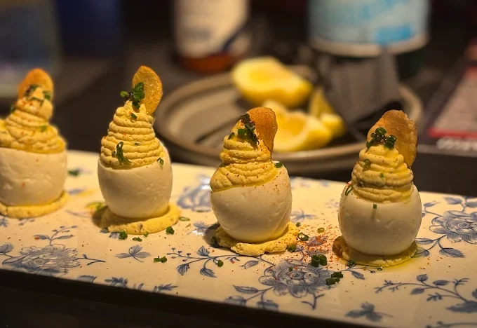 Voodoo Bayou Deviled Eggs