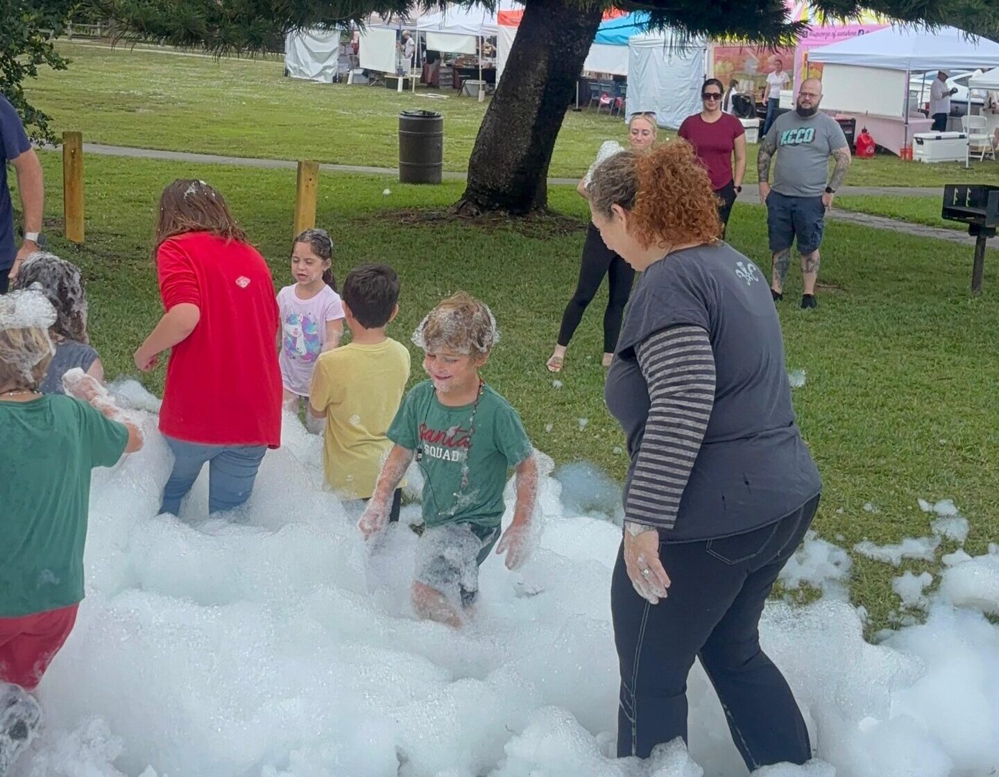 Bubble Truck Park Party