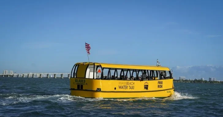 Miami Beach Water Taxi Ride
