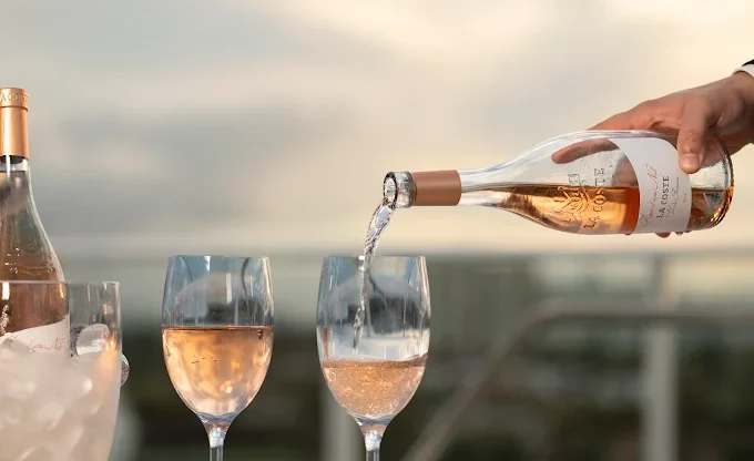 Escape Rooftop Bar Rose Wine